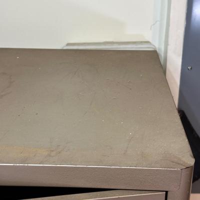 LOT 387: 2 Two Door Steel Cabinets