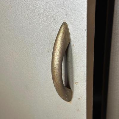 LOT 387: 2 Two Door Steel Cabinets