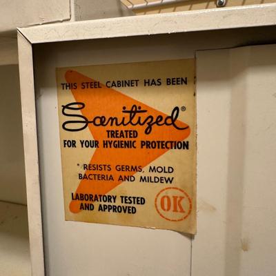 LOT 387: 2 Two Door Steel Cabinets