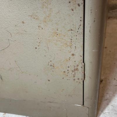 LOT 387: 2 Two Door Steel Cabinets