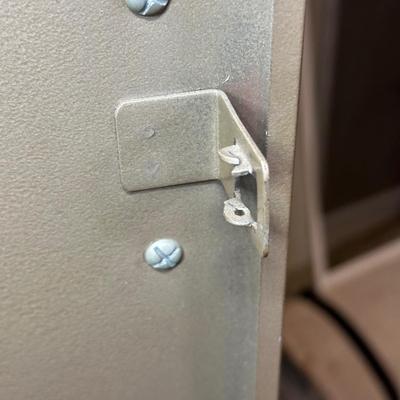 LOT 387: 2 Two Door Steel Cabinets