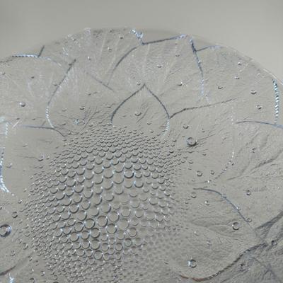 LOT 388: Vintage Scalloped Salad Bowl Set w/ Glass Oil & Vinegar Cruet & More