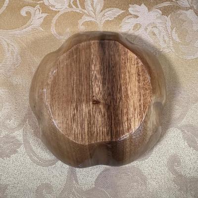 LOT 388: Vintage Scalloped Salad Bowl Set w/ Glass Oil & Vinegar Cruet & More