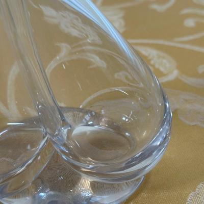 LOT 388: Vintage Scalloped Salad Bowl Set w/ Glass Oil & Vinegar Cruet & More