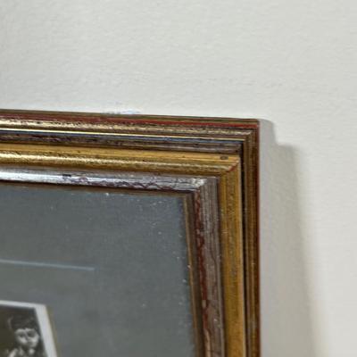 LOT 390: 4 Vintage Woodblock Prints Signed by Artist