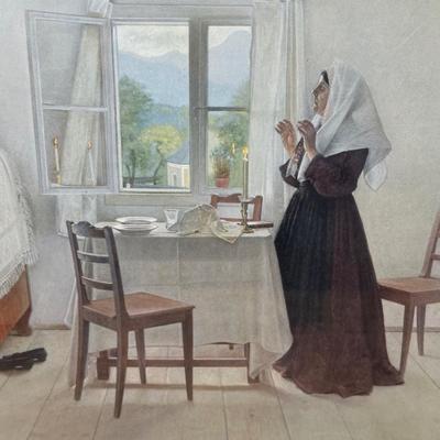 LOT 391: 2 Framed Prints by Isador Kaufmann