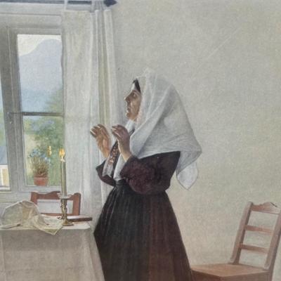 LOT 391: 2 Framed Prints by Isador Kaufmann