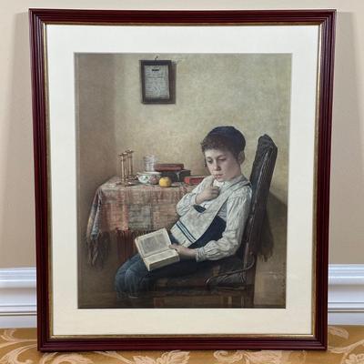 LOT 391: 2 Framed Prints by Isador Kaufmann