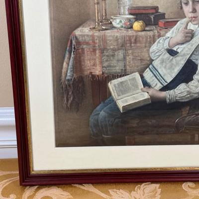 LOT 391: 2 Framed Prints by Isador Kaufmann