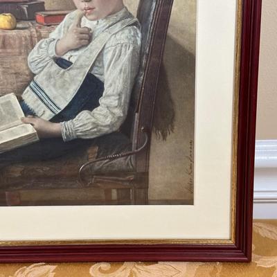 LOT 391: 2 Framed Prints by Isador Kaufmann