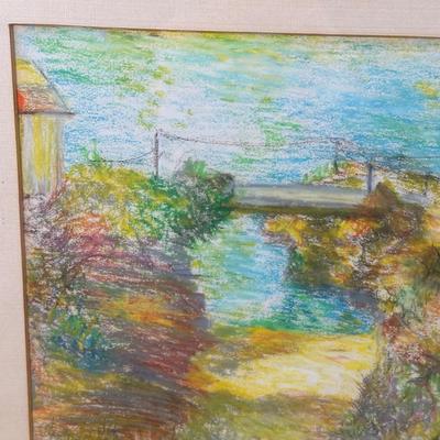 LOT 392: Cortland Butterfield Watercolor Signed Painting & Signed Watercolor Painting