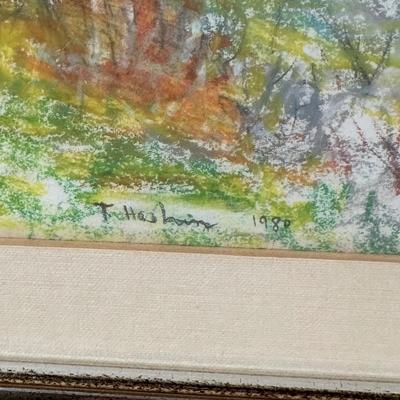 LOT 392: Cortland Butterfield Watercolor Signed Painting & Signed Watercolor Painting