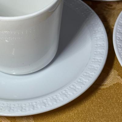 LOT 394: 2 Sets Of Centura by Corning Ware Teacup & Saucer Sets