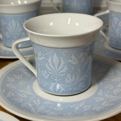 LOT 395: Mikasa & Prisma Teacup/Saucer Sets