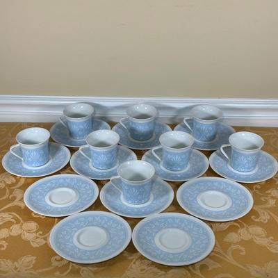 LOT 395: Mikasa & Prisma Teacup/Saucer Sets