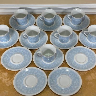 LOT 395: Mikasa & Prisma Teacup/Saucer Sets