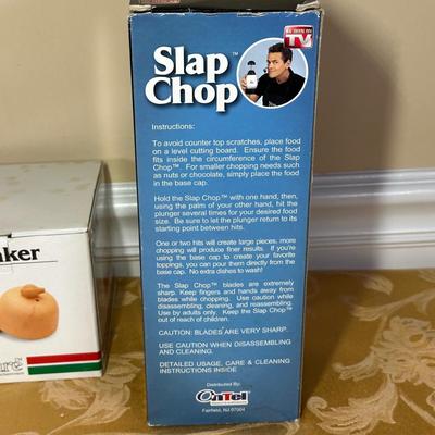 LOT 396: Slap Chop, Garlic Baker, Beautiful Kitchen Decor & More