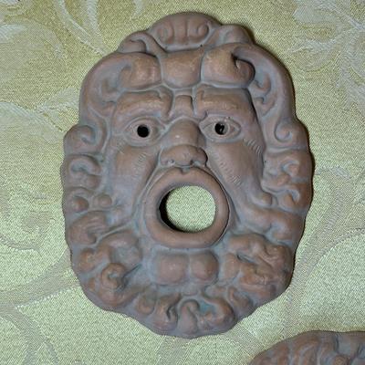 LOT 400: Cricket Forge Turtle Luminaire with Small Terra Cotta Wall Reliefs