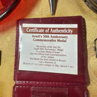 LOT 401: Sterling silver Money Clip, Israel Coins, Home Decor & More