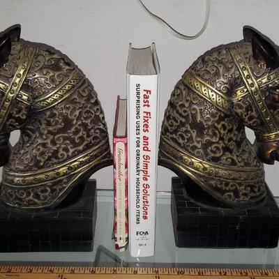 Handsome Horse Head Bookends
