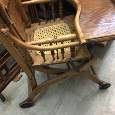 Wood High Chair - Stroller