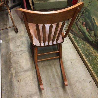 Wood Sewing Rocker