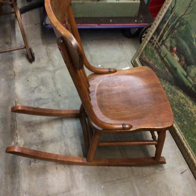 Wood Sewing Rocker