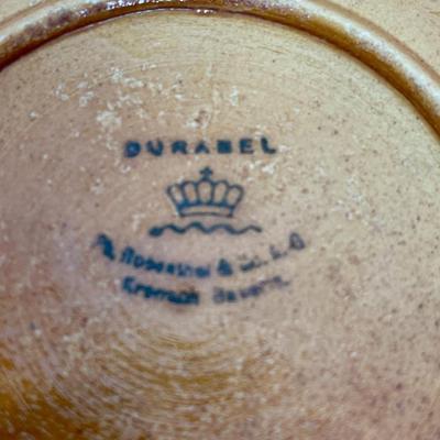 Antique Ceramic Casserole with lid and silver plate holder by Durabel from Rosenthal & Co. Bavaria