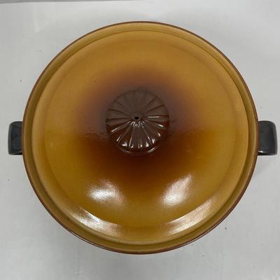 Antique Ceramic Casserole with lid and silver plate holder by Durabel from Rosenthal & Co. Bavaria