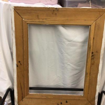 Three White Shabby Chic Large Wood Picture Frames
