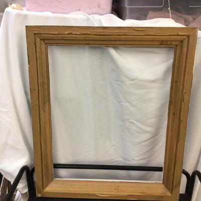 Three White Shabby Chic Large Wood Picture Frames