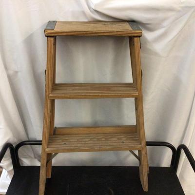 Two Step Wood Ladder