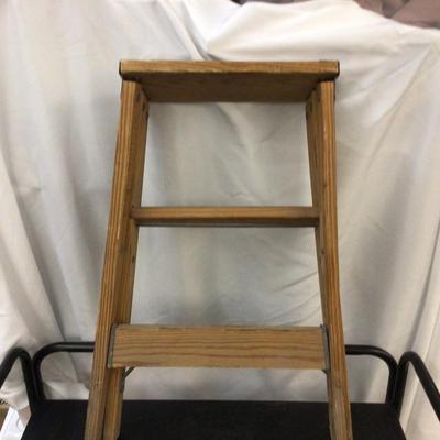 Two Step Wood Ladder