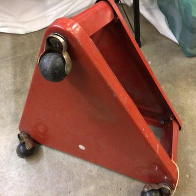 Shop Metal Triangle Rolling Seat