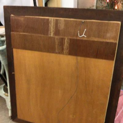 Large Decorative Wood Mirror