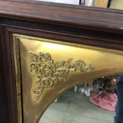 Large Decorative Wood Mirror