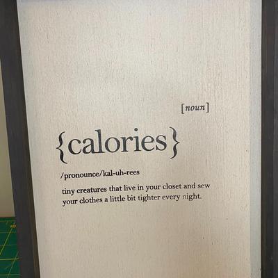 Calories Sign