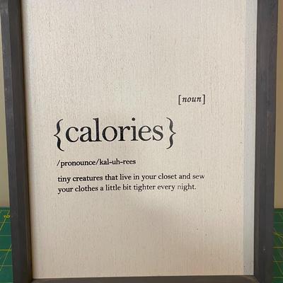 Calories Sign