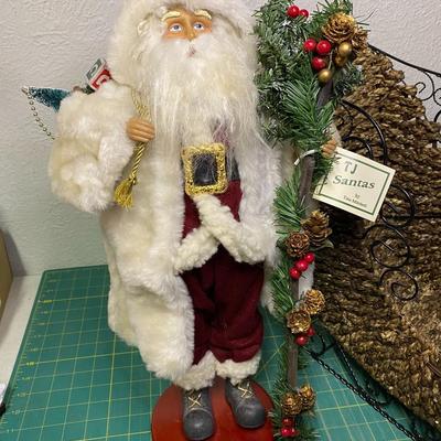 Sled with TJ Collection Santa