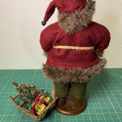 TJ Collection Santa Pulling Sled