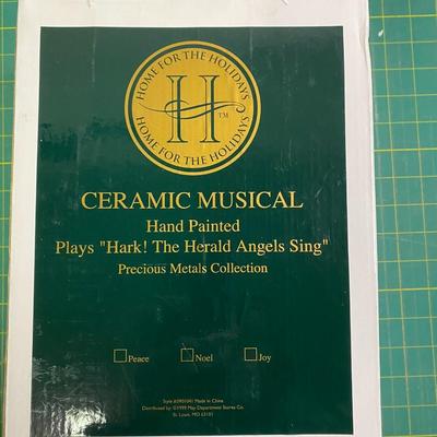 Ceramic Musical Angel