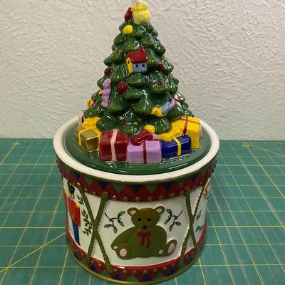Spode Candy Dish and Christmas Book Lot