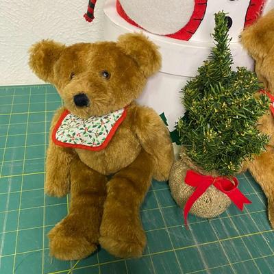 Christmas Bear and Stackable Snowman