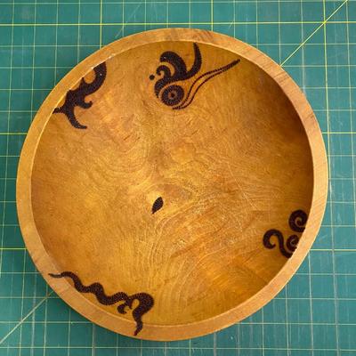 Hand Carved Wooden Bowl