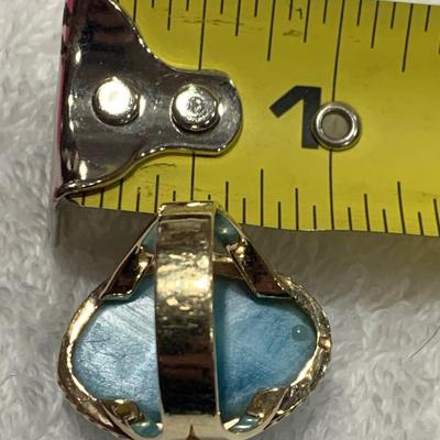 Beautiful 14k Yellow Gold Matching Pendant & Ring