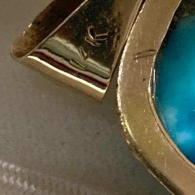 Beautiful 14k Yellow Gold Matching Pendant & Ring