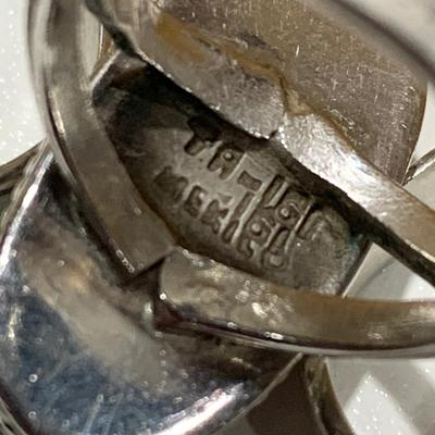 THREE Sterling Silver Estate Rings
