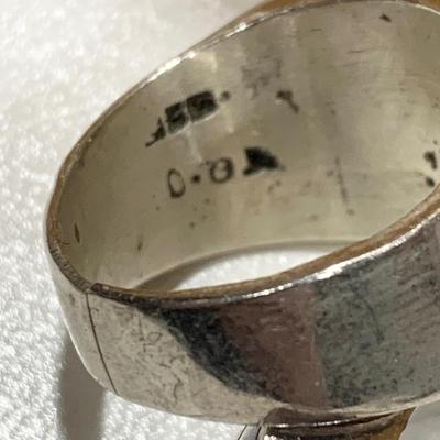 THREE Sterling Silver Estate Rings