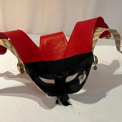 Venetian Mardi Gras Jester Mask (DR-RG)
