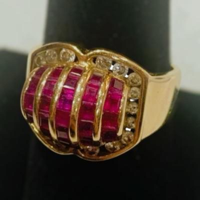 14k Gold Estate Ring - Size 8